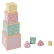 Blocs à empiler pink Little Dutch