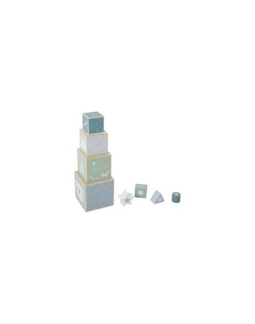 Blocs à empiler blue Little Dutch