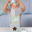 Blocs à empiler blue Little Dutch