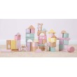 Tonneau blocs en bois pink Little dutch