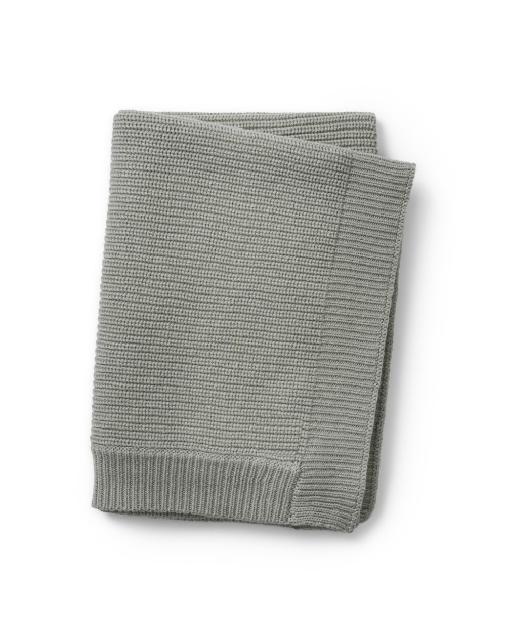 Couverture tricot mineral green laine Elodie Details