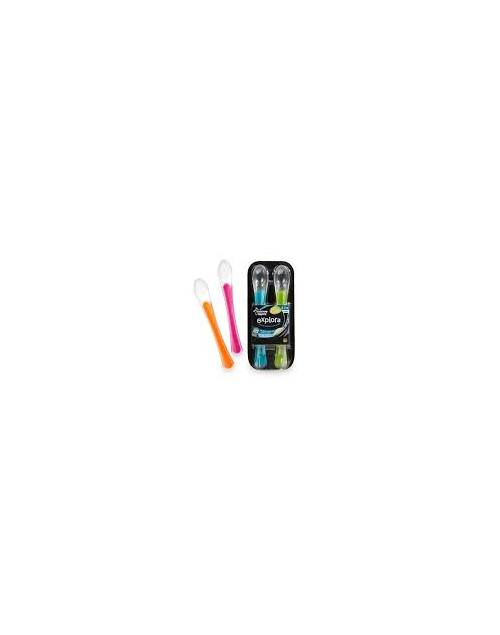 set de 2 cuillères silicone tommee tippee