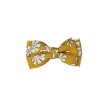 Barrette noeud double liberty capel moutarde Luciole et Petit Pois