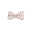 Barrette noeud double liberty capel rose nude Luciole et Petit Pois
