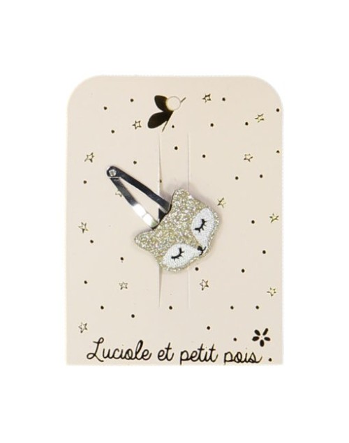 Barrette renard doré Luciole et Petit Pois