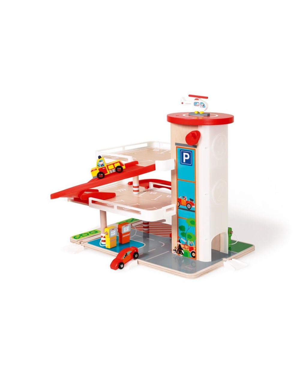 Garage en bois loop ascenseur Scratch Garage en bois loop ascenseur Scratch