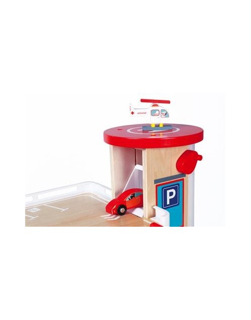 Garage en bois loop ascenseur Scratch