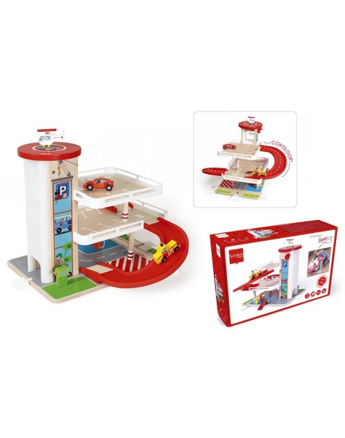 Garage en bois loop ascenseur Scratch