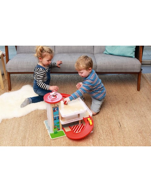 Garage en bois loop ascenseur Scratch