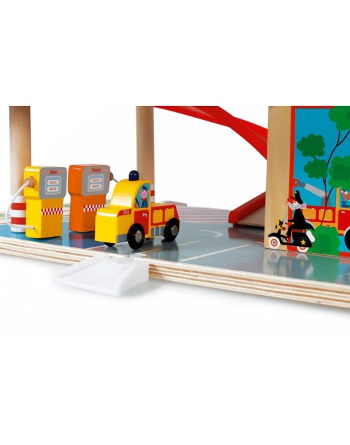 Garage en bois loop ascenseur Scratch