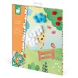 5 cartes à pompons animaux et cie Janod