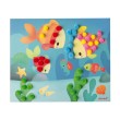 5 cartes à pompons animaux et cie Janod