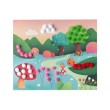 5 cartes à pompons animaux et cie Janod