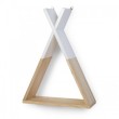 Etagère tipi blanc/naturel Childhome