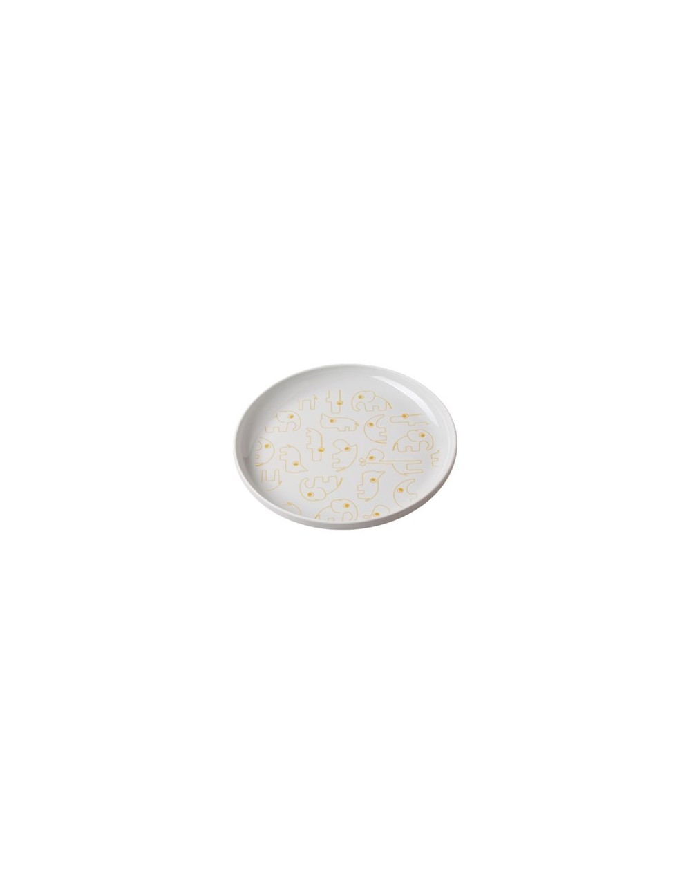 Assiette yummy grey-gold Done By Deer