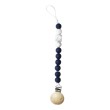 Attache-tétine clip silicone deep blue Chewies et more