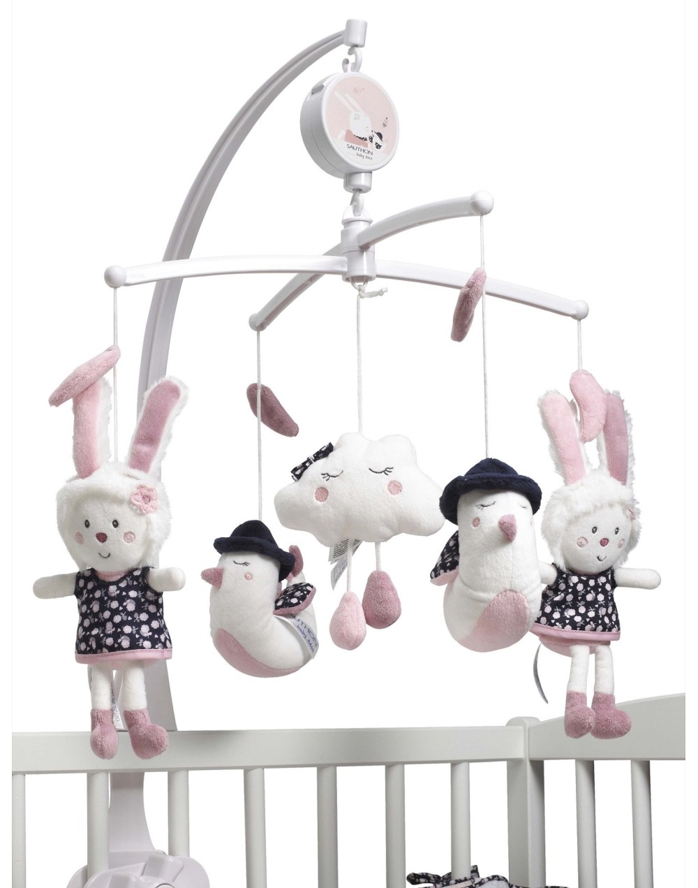 Mobile musical Miss fleur de lune Sauthon