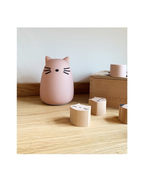 Veilleuse chat rose Liewood