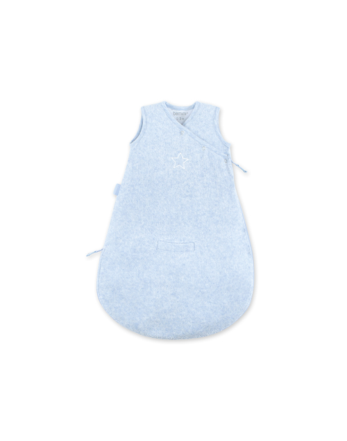 Sac de nuit 0/3 mois terry bleu