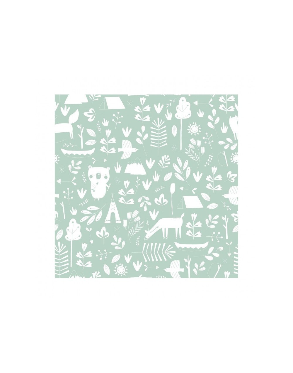 Housse de couette 100*140 adventure mint Little Dutch