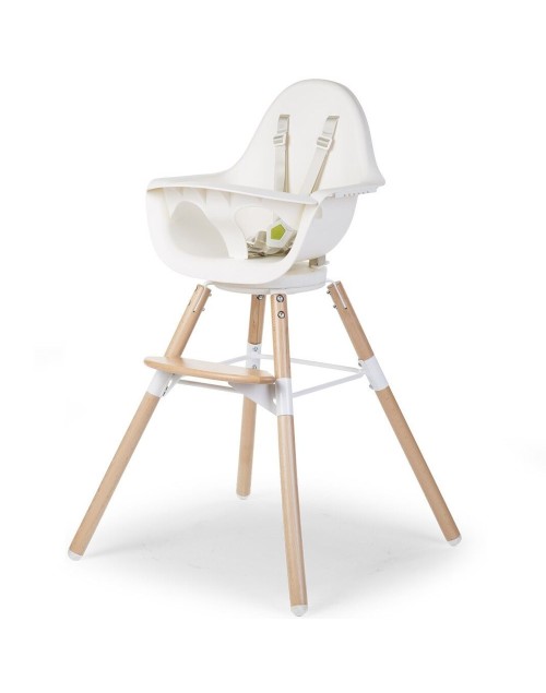 Chaise evo one 80° naturel/blanc Childhome