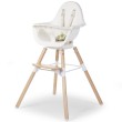 Chaise evo one 80° naturel/blanc Childhome