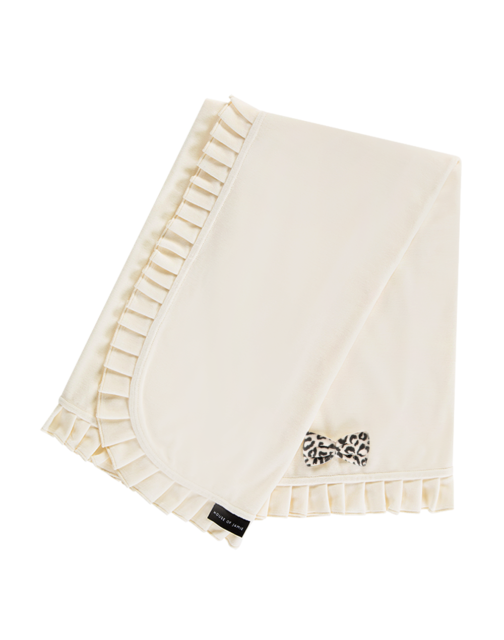 Couverture cream velvet House of Jamie