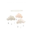 Mobile nuages blanc/beige/rose Konges Slojd