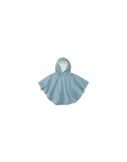 Poncho de voyage teddy cadum bleu mineral 65 Bemini