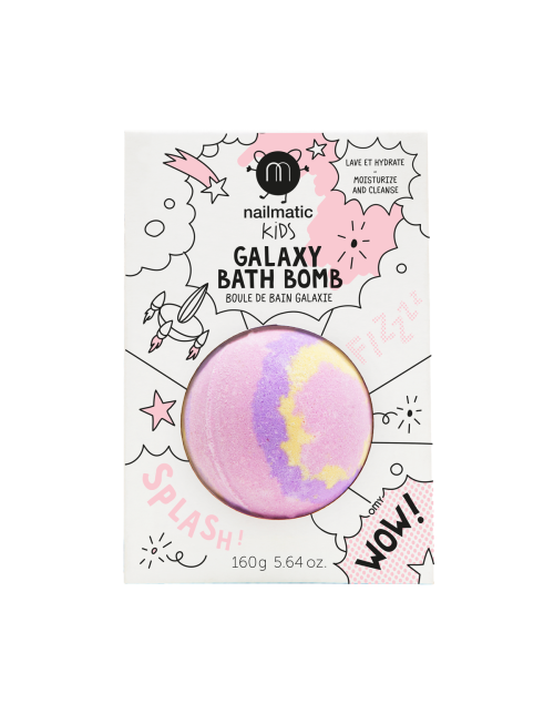 Boule de bain VIOLET-JAUNE-ROSE Nailmatic