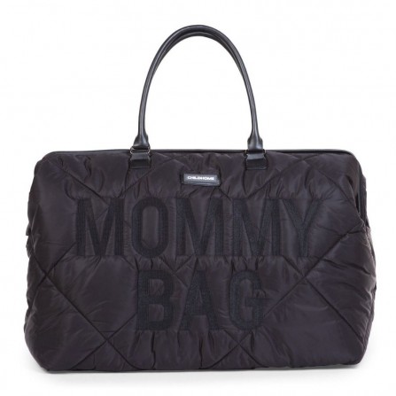 Mommy bag matelassé noir...