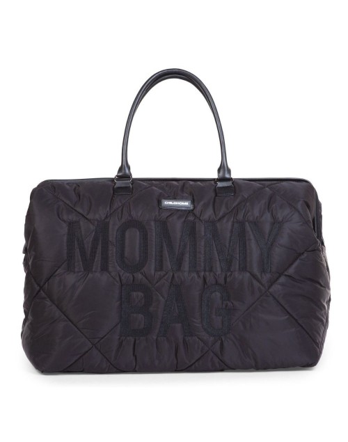 Mommy bag matelassé noir Childhome