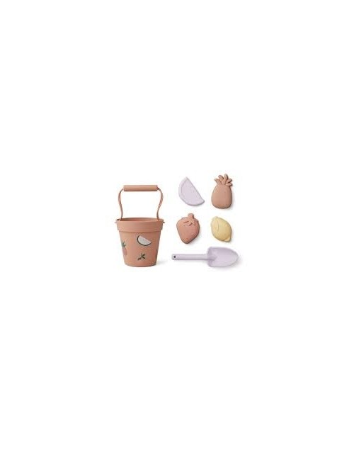 Set de plage silicone dante fruit pale tuscany multi mix Liewood