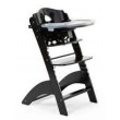 Chaise évolutive Lambda noire Childhome