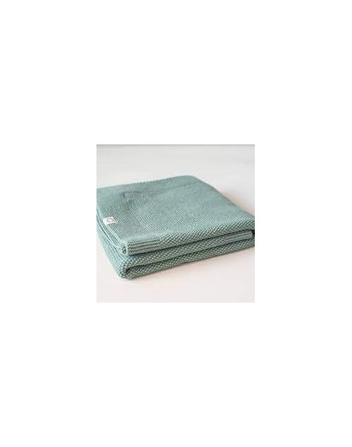 Couverture tricot 75*95 green Coco and Pine