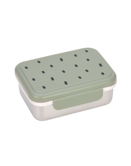 Lunch box inox happy prints olive Lassig