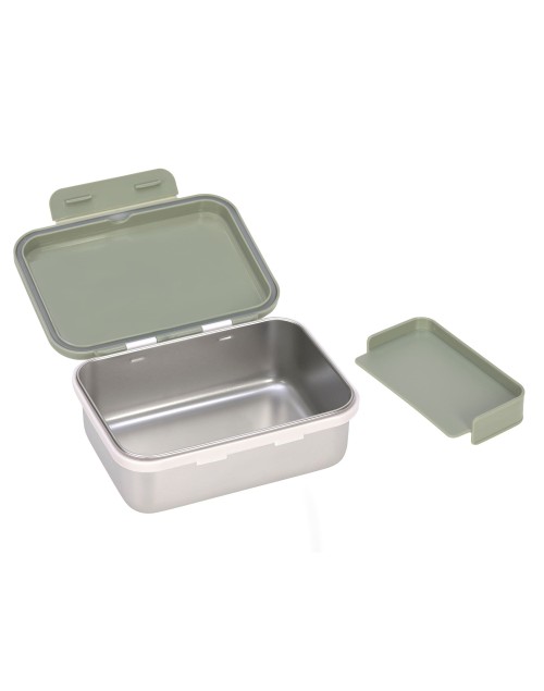 Lunch box inox happy prints olive Lassig
