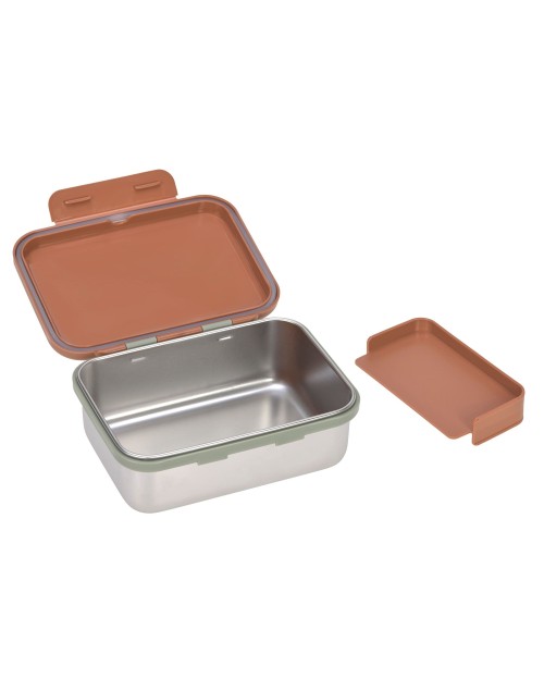 Lunch box inox happy prints caramel Lassig