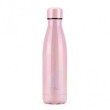 Bouteille métal 500ml - pearly rose Label'tour