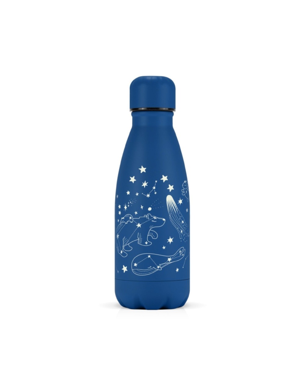 Bouteille métal 260ml constellation phosphorescent Label'tour