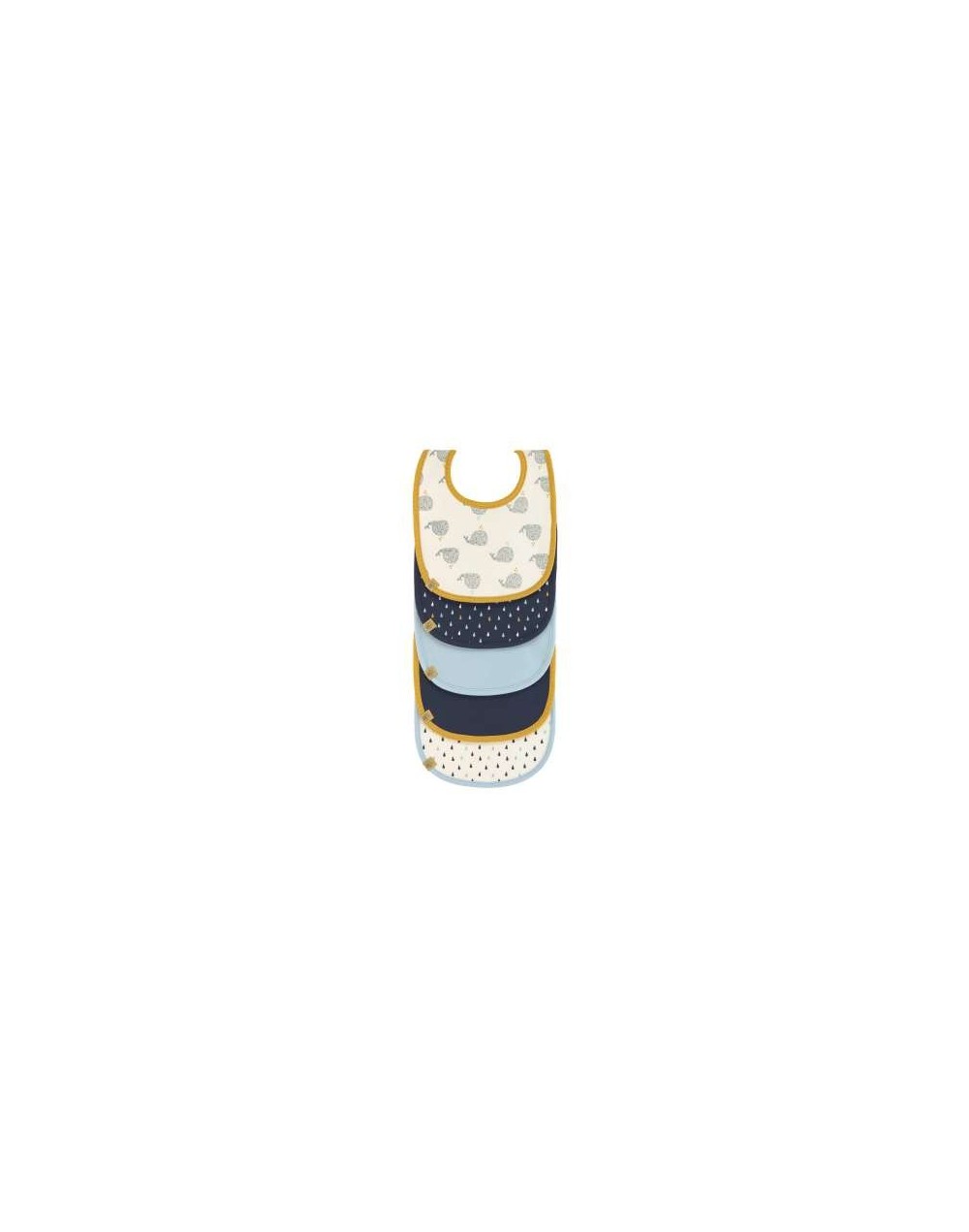 Pack 5 bavoirs organic 1311002452 Lassig