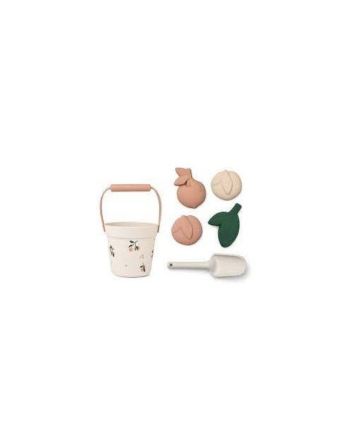 Set de plage silicone Dante peach/sea shell Liewood