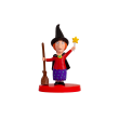 Figurine la sorcière dans les airs FABA